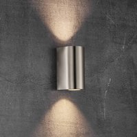 Nordlux Utomhusvägglampa Canto Maxi 2, stål