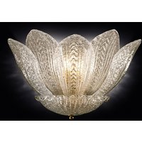 Novaresi Vägglampa Grecia av glas med guld