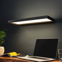 Arcchio Rick LED office wall light, black, cool white