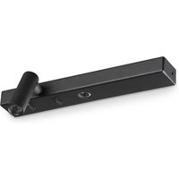 Ideallux Ideal Lux LED-vägglampa Bonne Nuit 1, svart Bredd 22 cm