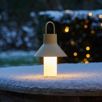 LOOM DESIGN lampe à poser LED rechargeable Shadow Small, beige, IP65