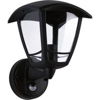 Paulmann Classic curved sensor outdoor wall light up