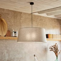 COREP Tambour hanging light, pyla, Ø 78 cm, linen/cotton