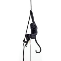 SELETTI Monkey Lamp Suspension LED noire