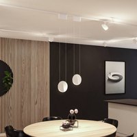 Paulmann URail LED pendant Alejandro, signal white, 4000K, dimmable.