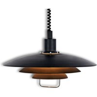 Markslöjd Black Kirkenes hanging light, height-adjustable