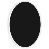 Egger DLS Wandleuchte Orbit, schwarz, Ø 25 cm, Alu, 2.700 K