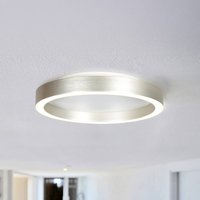 Steinhauer Plafonnier LED Ringlux gris acier, Ø 30 cm, métal, 2 700 K