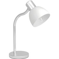 EGLO Bordslampa Macere, nickel/vit