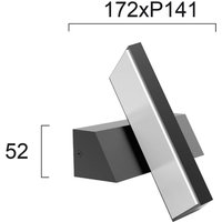 Viokef LED-utomhusvägglampa Casteo, roterbar 350°