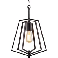 Searchlight Hänglampa Slinky, 1 lampa, matt svart