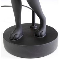 KARE Animal Rabbit bordslampa, textil, svart, höjd 50 cm