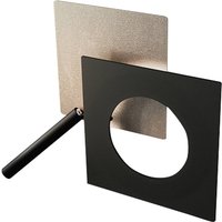 ICONE LED-Wandleuchte Petra 21.L, ecrù, schwarz