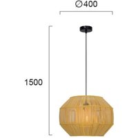 Viokef Suspension Anteo en rotin, ovale plat