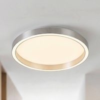 Lucande Rotundo LED ceiling light, Ø 40 cm, aluminium, dimmable