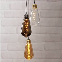 STAR TRADING Glow vintage LED decorative light with timer smoke