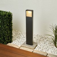 Lucande LED path light Leya, 65 cm, anthracite, metal, IP54