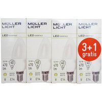 Müller-Licht LED candle E14 5.5W 2700K set 3+1 470lm matt