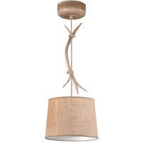 Mantra Iluminación Sabina pendellampa med textilskärm, 1-ljus, 30 cm