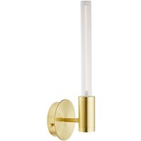 DESIGN BY US Vägglampa Liberty Single, guldfärgad