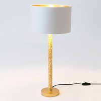 Holländer Lampe table Cancelliere Rotonda blanche/or 57 cm