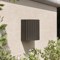 Philips Zyra LED outdoor wall light, uplight/downlight, anthracite, IP44