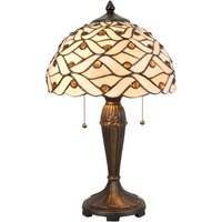 Clayre&Eef Bordslampa 5181 i Tiffany-design