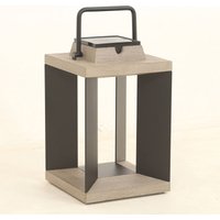 Les Jardins Teckalu sollykta, aluminium/svart, 36,5 cm