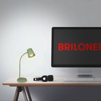 Briloner Skriva table lamp, GU10 socket, lime green