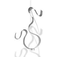 Knikerboker Curve LED-hänglampa 1 lampa bladsilver