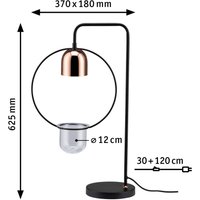 Paulmann bordslampa Fanja med växtlåda