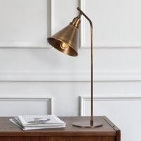 Opviq Bordslampa Sivani MR-610, antik guld, metall, höjd 50 cm