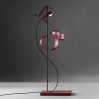 Knikerboker Curve LED table lamp, red