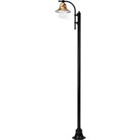 K.S. Verlichting 1-bulb Toscane 240 cm lamp post, black