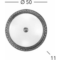 KOLARZ Plafonnier Milady, Ø 50 cm, doré 24 carats