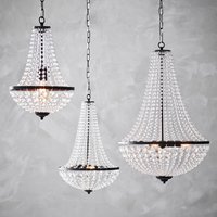 Markslöjd Gränsö chandelier, black, IP20, Ø 30 cm