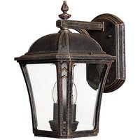 Wabash M udendørs væglampe, højde 34,9 cm