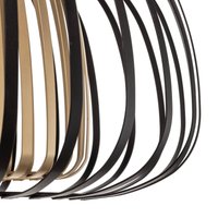 EGLO Encinitos ceiling light, black/brass