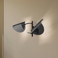 Euluna Vägglampa Gladio, svart, 2 lampor