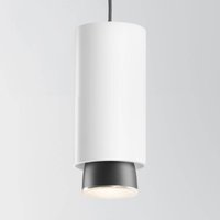 Fabbian Claque LED hanging light 20 cm white