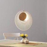 Forestier Oyster designer hanging light, white