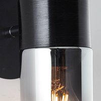 Brilliant Spot mural Alia, à une lampe, noir/fumée