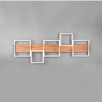 Trio Lighting Harper LED-taklampa med fem kvadrater