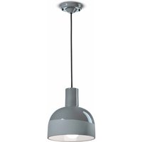 Ferroluce Suspension Caxixi en céramique, gris
