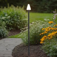 Lindby LED ground spike light Selinda, black, height 100 cm