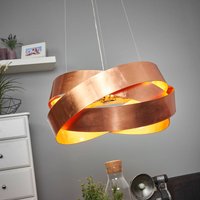 Marchetti Pura pendant light in copper, 60cm, 8x G9