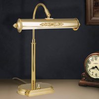 ORION Nostalgic table lamp Picture, gold-plated