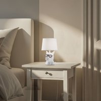 ONLI Table lamp Biagio, white, ceramic, 29 cm high, E14