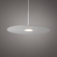 Nowodvorski Lighting Hänglampa Simone, vit, stål, Ø 40 cm, GX53