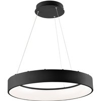 Luce Ambiente Design LED-pendellampa Noah, svart, Ø 60 cm, metall, CCT